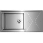 Teka Brooklyn zlewozmywak stalowy z syfonem 98,4x50,4 cm 115100023