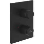 Villeroy & Boch Universal Taps & Fittings bateria wannowo-prysznicowa podtynkowa termostatyczna czarny mat TVD000653000K5