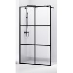 Bravat SL ścianka prysznicowa 80 cm Walk-in profile czarne SL171-80