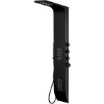 Corsan Duo panel prysznicowy termostatyczny ścienny czarny A777TDUOBLACK/BLACKBL