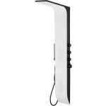 Corsan Duo panel prysznicowy termostatyczny ścienny biały/czarny A777TDUOWHITE/BLACKBL