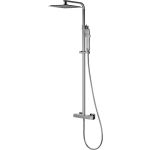 Corsan Ango Slim zestaw prysznicowy termostatyczny z deszczownicą chrom CMN018SLIM