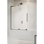 Radaway Furo SL Black PND II drzwi parawanu 53,8 cm lewe czarny mat/szkło przezroczyste 10309538-54-01L