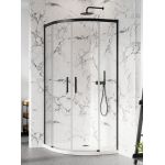 Radaway Idea PDD ścianka prysznicowa czarny mat/szkło przezroczyste 387141-54-01