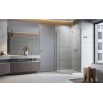 Radaway Essenza New PTJ komplet 2 ścianek prysznicowych do kabiny 80x100 cm szkło przezroczyste 1385054-01-01