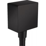 Hansgrohe Fixfit Porter Square przyłącze kątowe czarny mat 26455670