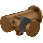 Kohlman Axel Brushed Copper przyłącze kątowe z uchwytem miedź szczotkowana QW004AEBC