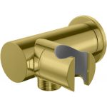 Kohlman Experience Gold przyłącze kątowe węża z uchwytem złoty QW004AEGD