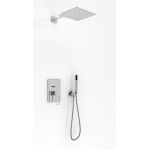 Kohlman Nexen zestaw prysznicowy podtynkowy z deszczownicą 30 cm chrom QW210UQ30
