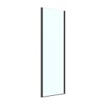 Oltens Breda ścianka prysznicowa 90 cm czarny mat/szkło przezroczyste 22105300