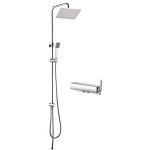 Omnires Cascade zestaw prysznicowy ścienny chrom CA4041CR