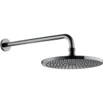 Omnires deszczownica 25 cm okrągła z ramieniem ściennym chrom WGSET1NI