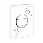 Grohe Nova Cosmopolitan przycisk spłukujący z grafiką biały/chrom 38847LI0