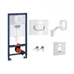 Zestaw Grohe Rapid SL Fresh z przyciskiem Arena Cosmopolitan chrom błyszczący (39058000, 38858000)