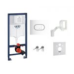 Zestaw Grohe Rapid SL Fresh z przyciskiem Arena Cosmopolitan biel alpejska (39058000, 38858SH0)