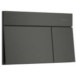 Hansgrohe Element E przycisk spłukujący do WC czarny chrom szczotkowany 66003340