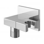 Kohlman przyłącze kątowe z uchwytem chrom QW004A