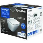Duravit Durastyle Compact miska WC wisząca Rimless z deską wolnoopadającą białą 45710900A1