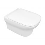 Zestaw Oltens Gulfoss miska WC wisząca PureRim z deską wolnoopadającą Slim 42009000