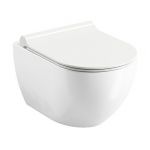Ravak Uni Chrome RimOff miska WC wisząca bezkołnierzowa biała X01535