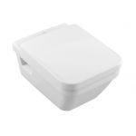 Villeroy & Boch Architectura Combi-Pack miska WC ścienna bez kołnierza z deską wolnoopadającą Weiss Alpin 5685HR01