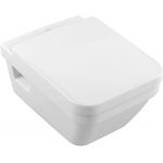 Villeroy & Boch Architectura Combi-Pack miska WC wisząca bez kołnierza z deską wolnoopadającą Weiss Alpin 5685HR01