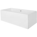 Zestaw Besco Quadro wanna prostokątna 175x80 cm z obudową (#WAQ175PK, #OAQ175PK)