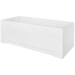 Zestaw Besco Optima wanna prostokątna 140x70 cm z obudową (#WAO140PK, #OAP140UNI)