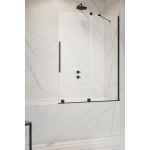 Radaway Furo Black PND II drzwi parawanu 53,8 cm prawe czarny mat/szkło przezroczyste 10109538-54-01R