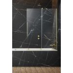 Radaway Furo Brushed Gold PND II drzwi parawanu 53,8 cm prawe złoty szczotkowany/szkło przezroczyste 10109538-99-01R