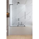 Radaway Furo SLPND II drzwi parawanu 53,8 cm lewe gunmetal szczotkowany/szkło przezroczyste 10309538-92-01L