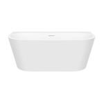 Oltens Hulda wanna przyścienna 160x75 cm biała 12020000
