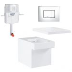 Zestaw Grohe Cube Ceramic 4 (3948500H, 38661000, 39488000, 38732000)