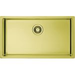 Alveus Monarch Quadrix 60 zlewozmywak stalowy 79x45 cm złoty 1117478