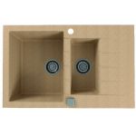 Alveus Cadit 70 zlewozmywak 79x50 cm Granital beżowy 1131359