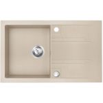 Ferro Mezzo II zlewozmywak granitowy 78x48 cm piaskowy DRGM48/78SA