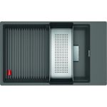 Franke Kanon KNG 110-62 zlewozmywak 62x42 cm Fragranite kamienny szary 125.0528.623