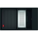 Franke Kanon KNG 110-62 zlewozmywak granitowy 76x46 cm czarny 125.0721.161