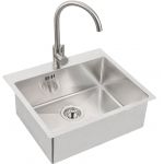 Genesis Concept 10 zlewozmywak 55x48 cm stal satyna 1124382