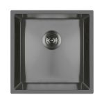 Oltens Stalvask zlewozmywak stalowy 44x44 cm czarny 71100300