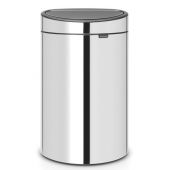 Brabantia Touch Bin New kosz na śmieci 40 l stal polerowana 112881