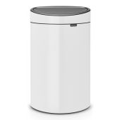 Brabantia Touch Bin New kosz na śmieci 40 l biały 114984