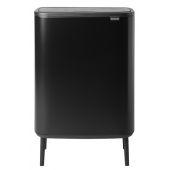 Brabantia Bo Touch Bin Hi pojemnik na odpady 60 l czarny mat 130229