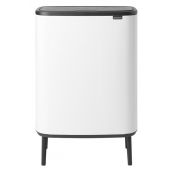 Brabantia Bo Touch Bin Hi pojemnik na odpady 60 l do segregacji biały 130601