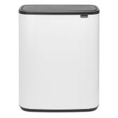 Brabantia Bo Touch Bin pojemnik na odpady 60 l do segregacji biały 221408