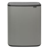 Brabantia Bo Touch Bin pojemnik na odpady 60 l do segregacji szary 221460