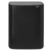 Brabantia Bo Touch Bin pojemnik na odpady 60 l do segregacji czarny mat 221484