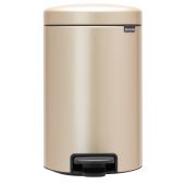 Brabantia NewIcon kosz na śmieci 12 l pedałowy złoty 304446