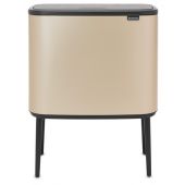 Brabantia Bo Touch Bin pojemnik na odpady 33 l do segregacji złoty 304644