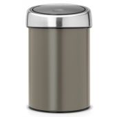 Brabantia Touch Bin kosz na śmieci 3 l grafit/chrom 364464